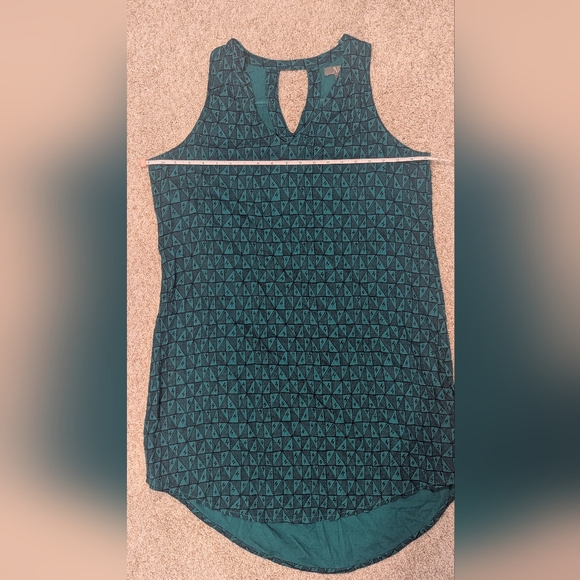 Natural Reflections Teal Geometric Tunic - Picture 5 of 8